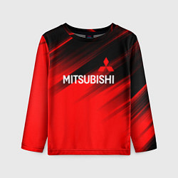 Детский лонгслив Mitsubishi - Red Sport