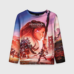 Лонгслив детский Horizon Forbidden West game poster, цвет: 3D-принт