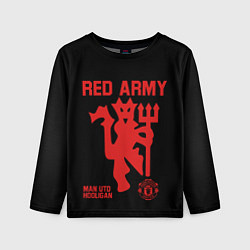 Детский лонгслив Manchester United Red Army Манчестер Юнайтед