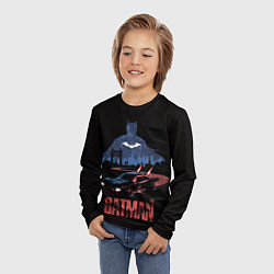 Лонгслив детский Batman silhouette, цвет: 3D-принт — фото 2