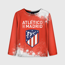 Детский лонгслив ATLETICO MADRID Брызги