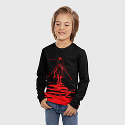 Лонгслив детский One Piece Красный след, цвет: 3D-принт — фото 2