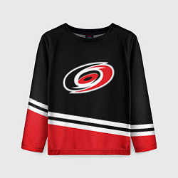 Детский лонгслив Carolina Hurricanes , Каролина Харрикейнз