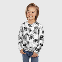 Лонгслив детский Король и шут Лого Паттерн, цвет: 3D-принт — фото 2