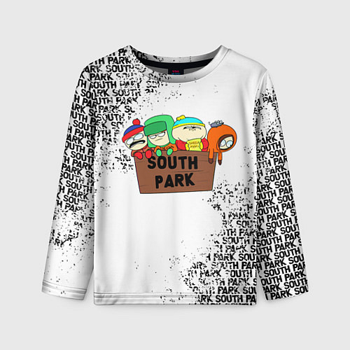 Детский лонгслив Южный парк - персонажи South Park / 3D-принт – фото 1