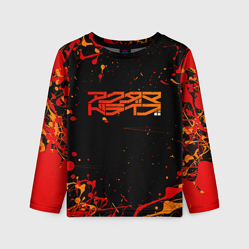 Детский лонгслив Akudama drive арт / 3D-принт – фото 1