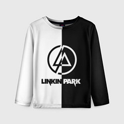 Лонгслив детский Linkin Park ЧБ, цвет: 3D-принт