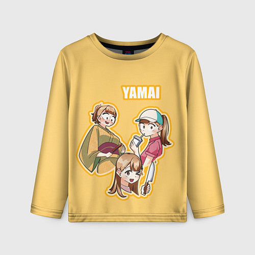 Детский лонгслив Рэн Ямай / 3D-принт – фото 1