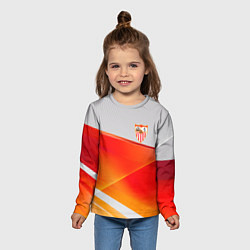 Лонгслив детский Sevilla спорт, цвет: 3D-принт — фото 2