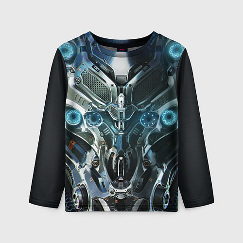 Детский лонгслив BIOROBOT / 3D-принт – фото 1