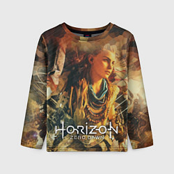 Детский лонгслив Элой-рыжая воительница