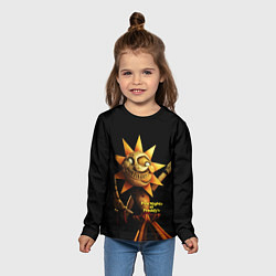Лонгслив детский Five Nights at Freddys: Security Breach - Солнце D, цвет: 3D-принт — фото 2