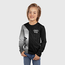 Лонгслив детский AUDI АУДИ МЕТАЛ, цвет: 3D-принт — фото 2