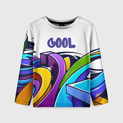 Детский лонгслив Уличное граффити!