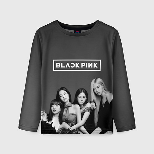 Детский лонгслив BLACKPINK BW Divas / 3D-принт – фото 1