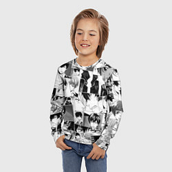 Лонгслив детский Psycho Pass pattern, цвет: 3D-принт — фото 2