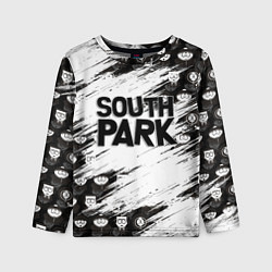Лонгслив детский Южный парк - персонажи и логотип South Park, цвет: 3D-принт