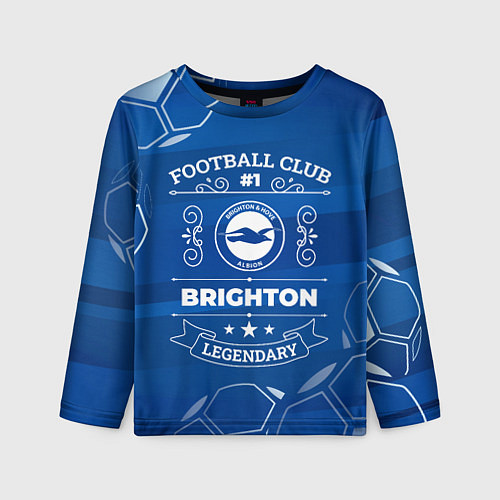 Детский лонгслив Brighton FC 1 / 3D-принт – фото 1