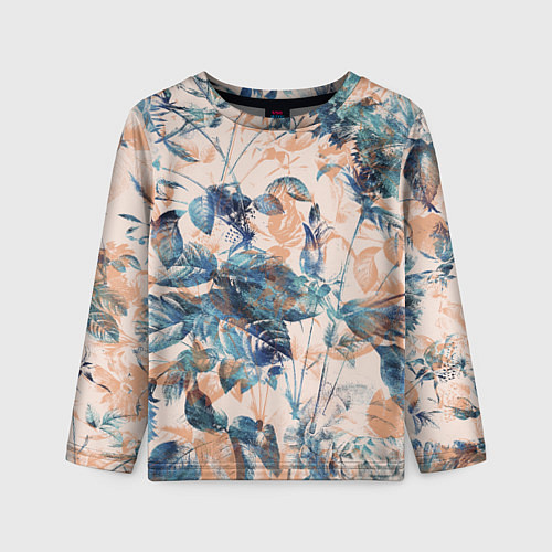 Детский лонгслив Цветы Воздушный Букет / 3D-принт – фото 1