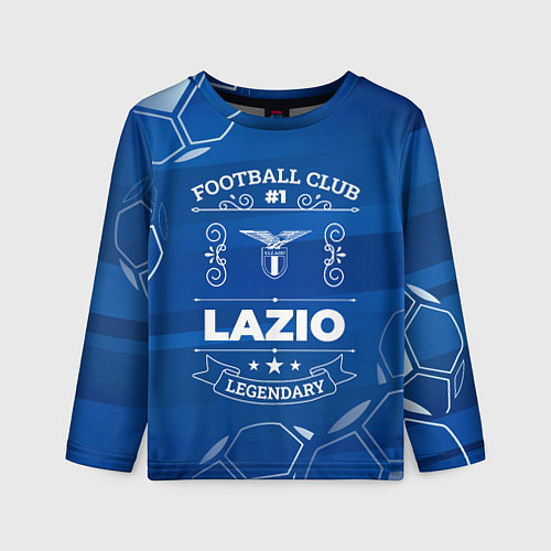 Детский лонгслив Lazio FC 1 / 3D-принт – фото 1