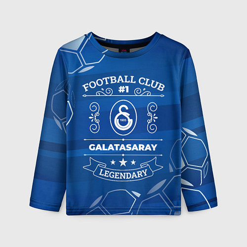 Детский лонгслив Galatasaray FC 1 / 3D-принт – фото 1