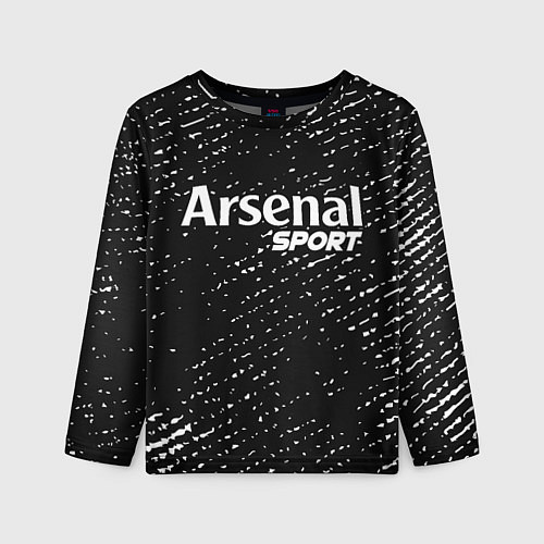 Детский лонгслив ARSENAL Sport Потертости / 3D-принт – фото 1