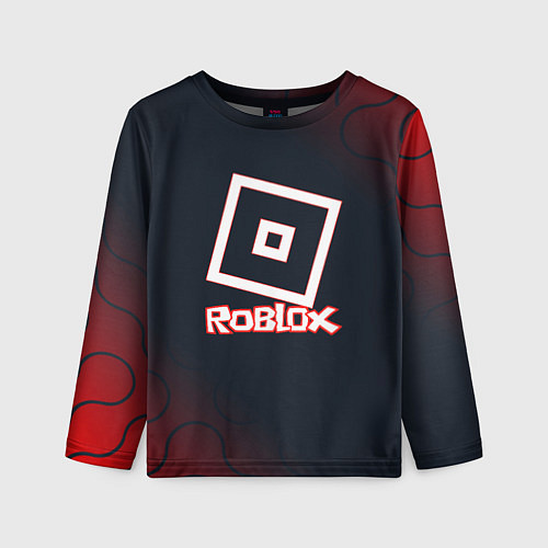 Детский лонгслив Roblox : logo / 3D-принт – фото 1