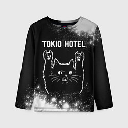 Лонгслив детский Tokio Hotel Rock Cat, цвет: 3D-принт
