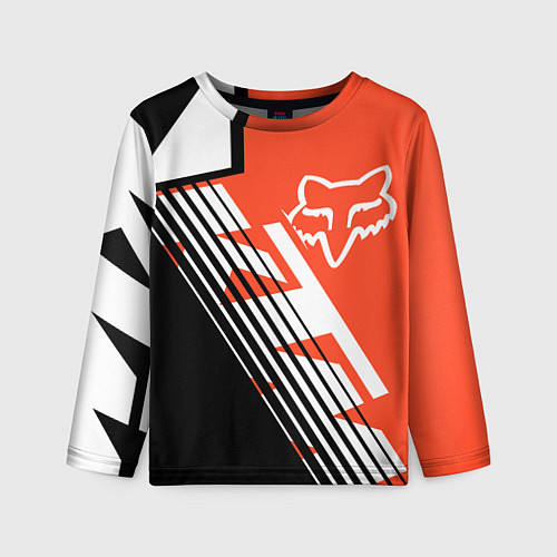 Детский лонгслив FOX X KTM Сollaboration / 3D-принт – фото 1
