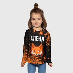 Лонгслив детский Елена ЛИСА Арт, цвет: 3D-принт — фото 2