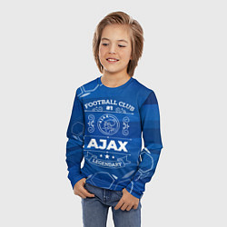 Лонгслив детский Ajax Football Club Number 1, цвет: 3D-принт — фото 2