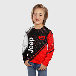 Лонгслив детский JEEP - Краска, цвет: 3D-принт — фото 2