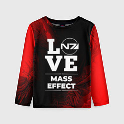 Детский лонгслив Mass Effect Love Классика