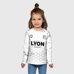 Лонгслив детский Lyon Champions Униформа, цвет: 3D-принт — фото 2