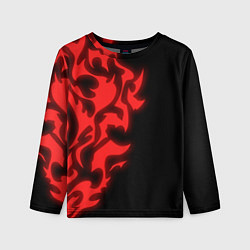 Лонгслив детский КРАСНЫЙ ЩИТ ПРОКЛЯТЫЙ, цвет: 3D-принт