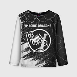 Детский лонгслив Imagine Dragons - КОТ - Краски