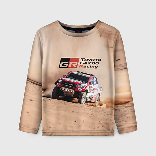 Детский лонгслив Toyota Gazoo Racing Desert Rally / 3D-принт – фото 1