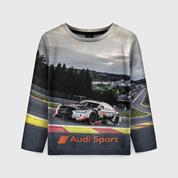 Лонгслив детский Audi Sport Racing team Ауди Спорт Гоночная команда, цвет: 3D-принт