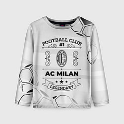 Детский лонгслив AC Milan Football Club Number 1 Legendary