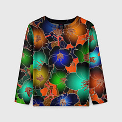 Детский лонгслив Vanguard floral pattern Summer night Fashion trend