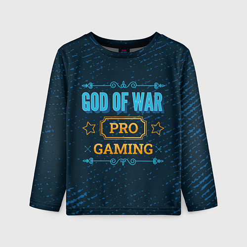 Детский лонгслив Игра God of War: PRO Gaming / 3D-принт – фото 1