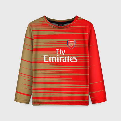 Детский лонгслив Arsenal fly emirates / 3D-принт – фото 1