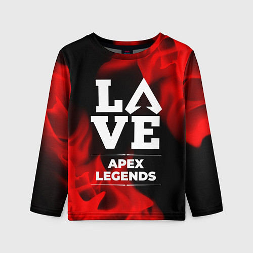 Детский лонгслив Apex Legends Love Классика / 3D-принт – фото 1
