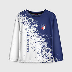 Детский лонгслив Atletico madrid football sport