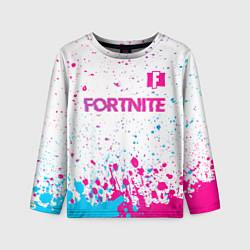 Детский лонгслив Fortnite Neon Gradient