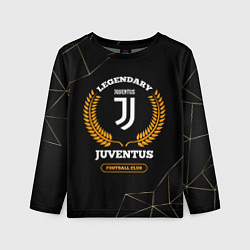 Детский лонгслив Лого Juventus и надпись Legendary Football Club на