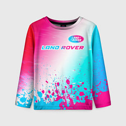 Детский лонгслив Land Rover Neon Gradient