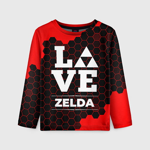 Детский лонгслив Zelda Love Классика / 3D-принт – фото 1