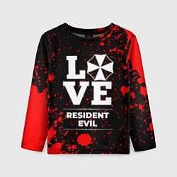 Детский лонгслив Resident Evil Love Классика