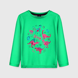 Детский лонгслив JURASSIC DINO